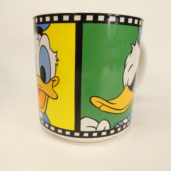 Vintage Disney Donald Duck Mug Sailor , Smile, Angry Face Official Disney UEJYZ - Picture 4 of 11